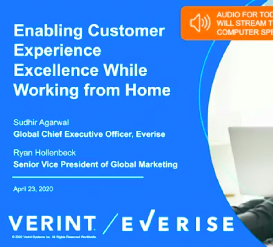 Webinar: Enabling Excellence at home with Everise