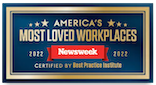 Newsweek’s Top 100 America’s Most Loved Workplaces