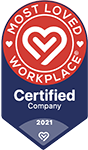 Most Loved Workplaces Certified Company 2021
