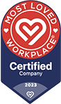 Most Loved Workplaces Certified Company 2023
